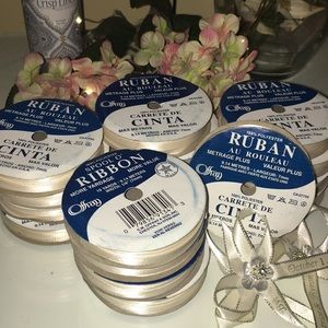 Lot of 17 rolls, C.M. Offray & Son  ribbon